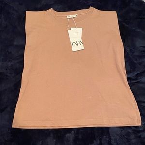 Zara Shoulder Pad Shirt